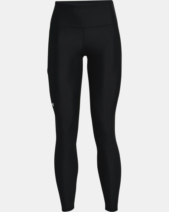 Damen HeatGear® Armour No-Slip Waistband Full-Length-Leggings, Black, pdpMainDesktop image number 4